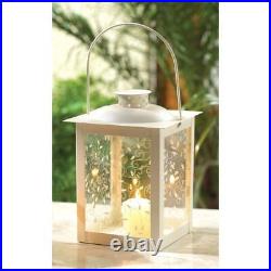 15 Shabby White 8 Candle Holder Cheap Lantern Light Wedding Table Centerpieces