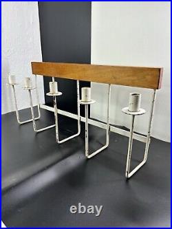 1950s Mid Century Designed Wall Mounted Candle Holder Candelabra