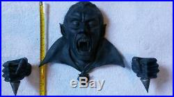 1/1 Life size DRACULA Wall hanger Candle stick holder Hammer Horror bust full