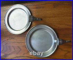 2 Woodbury Pewterers Wall Mount Pewter Candle Holders Free Shipping