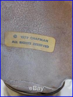 70's VINTAGE CHAPMAN ELEPHANT SCONCE SAFARI WALL DECOR CANDLE HOLDER
