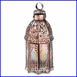 8 Copper Moroccan Candle Holder Lanterns Wedding Table Decoration Centerpieces