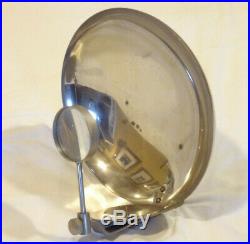 Antique 1880's Wall Mounted Parabolic Reflector Candle Magnifier Medical Sconce