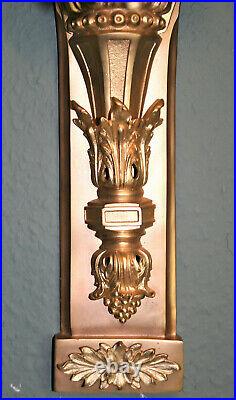 Antique French Ormolu Wall Candelabra, Rococo Sconce 5 Candle Holder Large 31.5