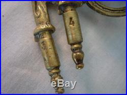 Antique French Pinet Double Candlestick Candle Holder Wall Sconce Piano Twin Arm