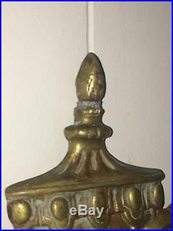 Antique Original Bradley & Hubbard bronze Metal Wall Sconce Mirror Candle Holder