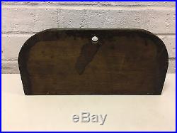Antique Primitive Painted Wood Pine Hanging Wall Candle Holder Box