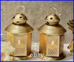 Antique Style Metal Lantern & Hanging Tealight Holder for Home Decor Set Of 1 Pc