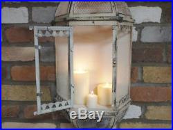 Antique Vintage Wall Lantern Sconce 0Candle Holder Pillar Candle 78cm