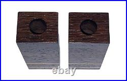 Bdj Craft Works Austin Wall Sconce Candle Holders Modern Rosewood Inlay