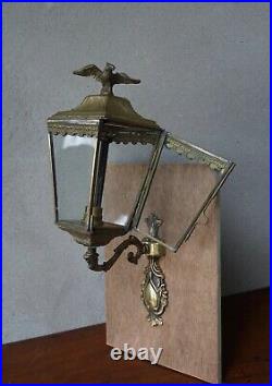 Beautiful Ornate Vintage Wall Lamp Carriage Lantern Candle Holder