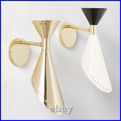 Becker Polished Brass Wall Sconce