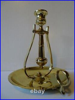 Brass Duel Candlestick Wall Mounted Or Flat Surface