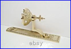 Brass Gothic Consecration Candlesticks Church Wall Mount Candle Holders (#191)