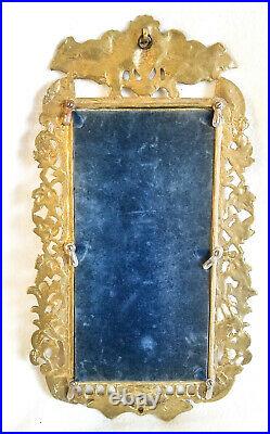 Brass Sconce, 11 X 18 Picture Mirror Frame, Candle Holders, NO Mirror