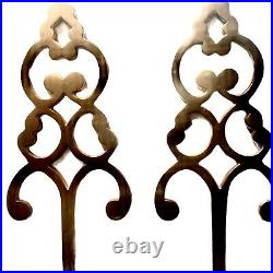 Brass Wall Mounted Candle Holders 21x5x4 Elegant Pair