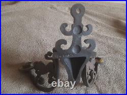 Candlestick wall sconce. Separate parts