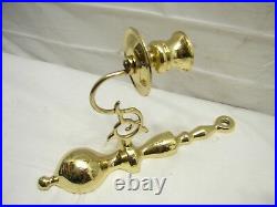 Colonial Baldwin Brass Candlestick Holder Wall Sconces Candle Stick Candelabra A