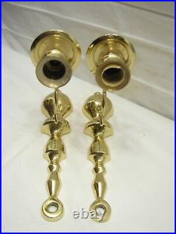 Colonial Baldwin Brass Candlestick Holder Wall Sconces Candle Stick Candelabra A