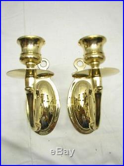 Colonial Baldwin Brass Candlestick Holder Wall Sconces Candle Stick Candelabra B