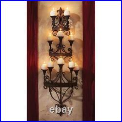 Design Toscano Carbonne Candle Chandelier Wall Sconce
