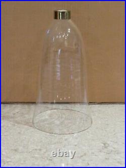 Hand Blown Glass Hurricane Chimney-Shade for Colonial Williamsburg Wall Sconce