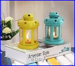 Hanging Lantern With T Light Holder For Home Decoration, 2pcs, easy to maintain