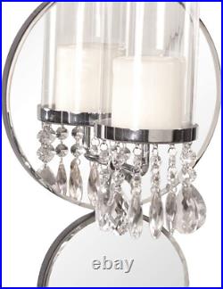 Howard Elliot Wall Mirror Sconce Candle Holder Accent Piece Home Decor, round Si