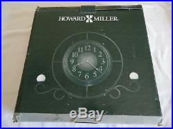 Howard Miller Jessica 625-391 Iron Wall Clock Twin Candle Holders Faux Wood Face