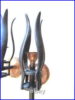 Iron Wall Mount Hanging Candle Stick Holder Sconces 24 Pair