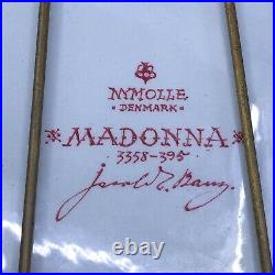 Jacob E Bang Nymolle Madonna Vtg MCM Candle Sconce Wall Plaque Limited Edition