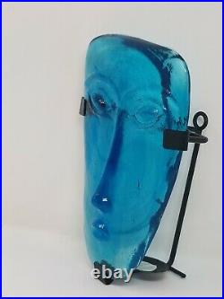 Jaramillo Brothers Sky Dreamer Blue Glass Face Wall Sconce