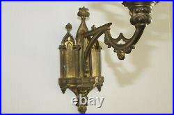 Large Gold Color Wall Candle Holder