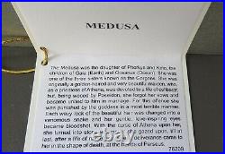 Medusa Greek Mythology / wall mounted candle holder 61.5x50 cm / 24.21x19.68 in