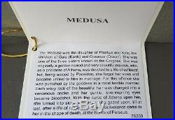 Medusa Greek Mythology / wall mounted candle holder 61.5x50 cm / 24.21x19.68 in