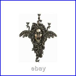 Medusa Wall Candle Holder Statue Greek Mythology Veronese Sculpture 19.65 inches