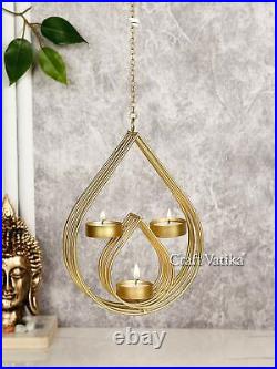 Metal Wall Hanging Tealight Candle Holder, Wall Sconce For Home Decor