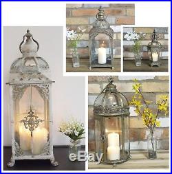 Moroccan Style Antique Lantern Candle Holder Patio Wall Hanging Retro Metal Lamp