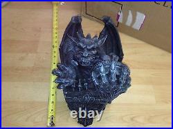 NEW GARGOYLE STATUE WALL CANDLE HOLDER DISPLAY GOTH from TOSCANO CATALOG