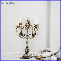 New Stylish Arms Beautiful Gold Metal Candle Holder Candelabra Wall Decor