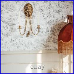 New Wall Decor Luxury Vintage Retro Metal Home Decoration Wall Candle Holders