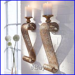 Oriental Metal Wall Hanging Candle Holder Sconce Decorative Ornament Medieval