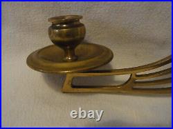 Pair Art Nouveau Piano Or Wall Candle Holder Swivel Arm German #BO