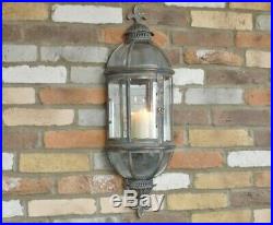 Pair Of Wall Sconces Candle Holder Lantern Candles Home Garden Vintage Style