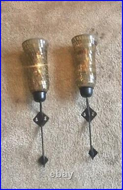 Pair XL Home Decor Wall Sconce Candle Holders