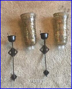 Pair XL Home Decor Wall Sconce Candle Holders