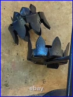 Pair of Antique Petite Choses Cast or Wrought Iron Rabbit Wall Candle Holders