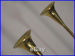 Paire de bougeoirs muraux- set of 2 wall sconces candles holders vintage design