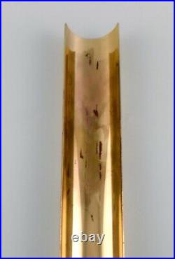 Pierre Forsell for Skultuna. Reflex wall candlestick in brass. Swedish design