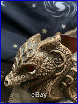 RARE Windstone Editions Dragon Wall Sconce Votive Candle Holder Pena 2001